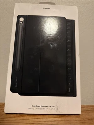 Samsung Book Cover Keyboard/Cover Case [Book Fold] Samsung Galaxy Tab S9, Galaxy - Image 1 of 2
