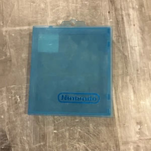 NES Nintendo Hartschale blau Kunststoff Spiel Hülle Original Zubehör Hersteller offiziell - Bild 1 von 2