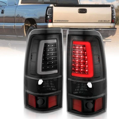 Tablón de luces traseras - negro con lente transparente para Chevy Silverado 1500 2003-2006 311333 Foto 1 de 4