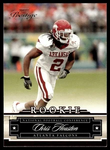 2007 Playoff Prestige Chris Houston RC Arkansas Razorbacks #195 - Picture 1 of 2