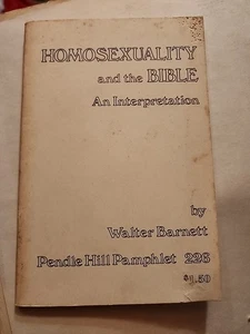 HOMOSEXUALITÄT & DIE BIBEL EINE INTERPRETATION 1979 PENDLE HILL BROSCHÜRE frühe PRO - Bild 1 von 24