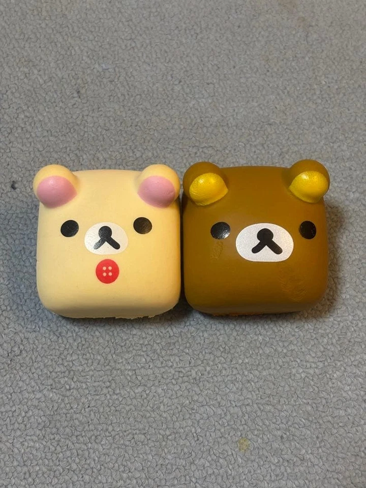 Rilakkuma Pane Squishy Set Pull-Apart - Immagine 1 di 1