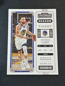 Stephen Curry - Season Ticket 2022-23 Panini Contenders #31 Warriors Basketball  - Picture 1 of 2