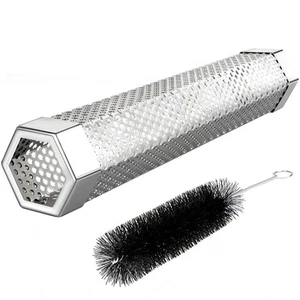 12 Inch Stainless Steel BBQ Pellet Smoker Tube for Cold Hot Smoking - Picture 1 of 7