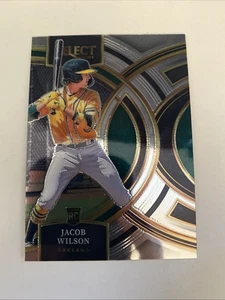 2024 Panini Select Jacob Wilson Rookie #86 Oakland Athletics  - Picture 1 of 2