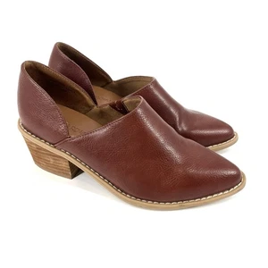 Cynthia Rowley Eddie Ankle Booties Womens Size 7.5M Cognac Brown Block Heel Boho - Bild 1 von 9