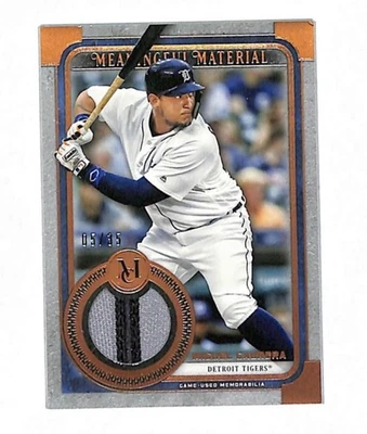 2019 Topps Museum Collection Miguel Cabrera 5/35 Prime Patch Card Tigers  - Image 1 of 2