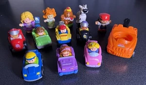 Fisher Price Little People Bulk Lot Cars, People And Animals - Picture 1 of 4