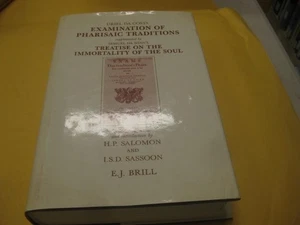 BRILL Examination of Pharisaic Traditions/Exame Das Tradicoes URIEL DA COSTA - Picture 1 of 5