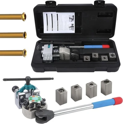 Professional Brake Line Flaring Tool Kit for 45 Degree Single/Bubble/Double Flar - Image 1 of 4