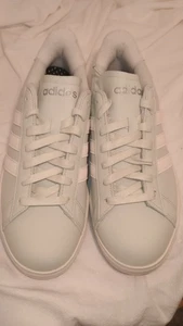 Adidas Grand Court Women's Size 9 Light Green And Cream - Picture 1 of 5