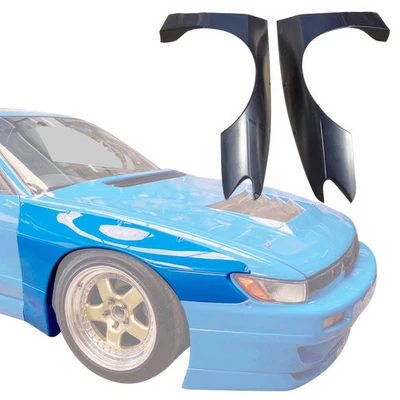 VSaero FRP TKYO v3 Wide Body Fender Flares (front) 40mm (S13) 2/3dr for Silvia  Foto 1 de 4