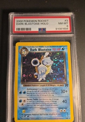 2000 Pokemon Rocket Dark Blastoise Holo #3 - PSA 8  Look At Holo🔥🔥🔥🔥 - Image 1 of 4