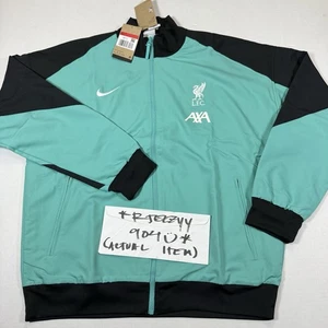 Herren Größe L Nike Liverpool FC gewebte Fußballjacke mit durchgehendem Reißverschluss HF3337-393 türkis Large - Bild 1 von 18