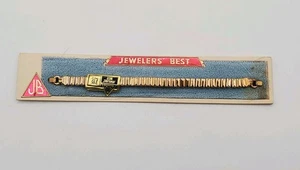 Vintage JB Gold Filled Stretch Watch Band Bracelet New Old Stock - Picture 1 of 2