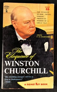 The Eloquence of Winston Churchill A Signet Key Book 1st Printing Paperback 1957 - Imagen 1 de 7