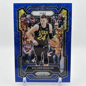 2023-24 Panini Prizm Blue Sparkle Prizm /144 Walker Kessler #120 - Picture 1 of 2