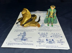Hasbro GI Joe 1986 Cobra Air Chariot & Serpentor  W/Blueprints Vintage - Picture 1 of 11