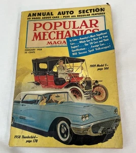 Popular Mechanics Magazine February 1958 | Vintage Technology Automobiles VW Bug - Picture 1 of 14