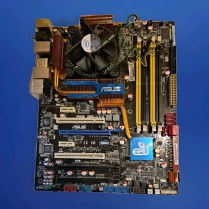 ASUS P5Q Deluxe Intel P45 DDR2 LGA 775 ATX Motherboard - Picture 1 of 3