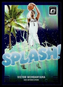 ¡Salpicaduras ópticas Donruss 2024-25! Victor Wembanyama púrpura #4 - Imagen 1 de 2