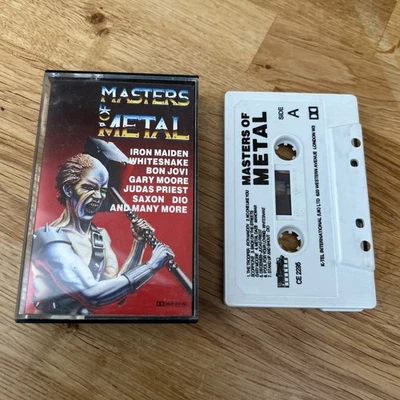 Masters of Metal cassette Tape 1986 Heavy Hard Rock Comp Iron Maiden Priest Dio - Image 1 of 4