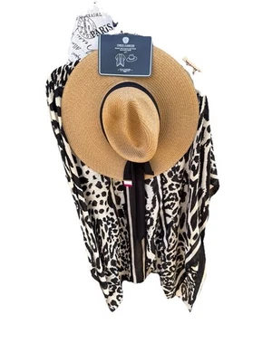 Sombrero Vince Camuto Ryan’s y Panamá con banda a juego RN 67508 0/ST/U Foto 1 de 4