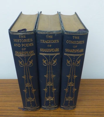 Shakespeare Comedies / Histories and Poems / Tragedies Oxford 3 Book Set 1930s - Image 1 of 4