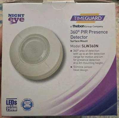 TIMEGUARD360° PIR Presence Detector Surface Mount Model SLW360N  Free Postage - Image 1 of 4