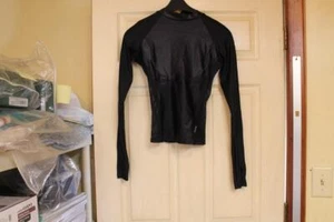 Bona Fide Rashguard Long Sleeve Black Skin Size S BFR-802-107-001-MoveUp NEW ~ - Picture 1 of 8