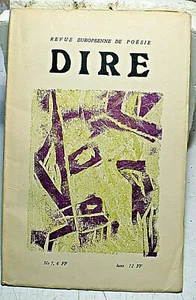 ART BRUT/POESIE/DIRE/N°07/1960/CHAISSAC/DUBUFFET/J.VODAINE/TYPOGRAPHIE/SLOVENIE - Picture 1 of 2