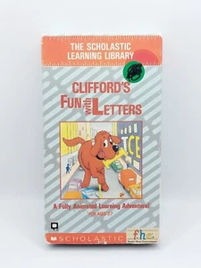 Clifford’s Fun With Letters (VHS 1988) Rare Vintage Scholastic ‘80s F.h.e - Picture 1 of 4