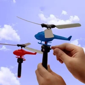 Kids' Outdoor Pull Line Helicopter Drone Toy – Fun Gift for Children's Day - Picture 1 of 6
