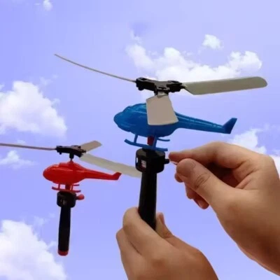 Helicóptero Drone Juguete para Niños Exterior Pull Line - Divertido Regalo para el Día del Niño Foto 1 de 4