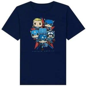 Funko POP! Tee: Captain America 80th Anniversary Collector Corps NEW XS - Picture 1 of 5