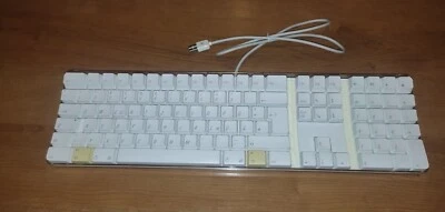 Apple Pro Keyboard A1048 QWERTZ Tastatur, TOP ZUSTAND aber 3 Tasten DEFEKT - Bild 1 von 4