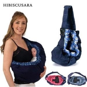 Hibiscusara Baby Carrier Over Shoulder Comfortable Cotton Breathable Baby Sling - Picture 1 of 11