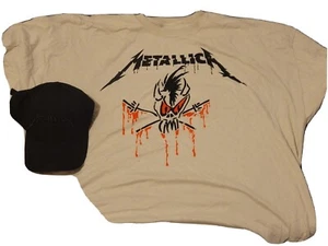 Neu 2017 Metallica Hollywood, CA Konzert T-Shirt (3XL) und komplett schwarzer Hut. - Bild 1 von 4