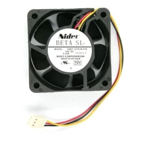 Ventilador de refrigeración original D06T-12TS16 01B 6025 DC 12V 0,23A 6 cm 3 pines - Imagen 1 de 3