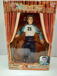 NSYNC Justin Timberlake Marionette Doll Puppe 2000 Living Toyz Sammlerstück Neu in OVP - Bild 1 von 12