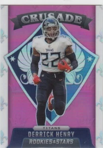 2021 Derrick Henry Rookies & Stars PINK CRUSADE PRIZM HOLO /75 - #6 Ravens - Picture 1 of 1
