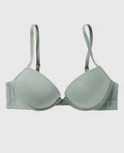 La Senza Remix Cotton Push Up Bra 34B - Soft Sage. Brand New With Tags - Picture 1 of 7