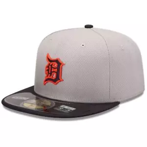 Sombrero Ajustado Práctica de Bateo Detroit Tigers New Era 5950 - Lejos - Gris - Imagen 1 de 1