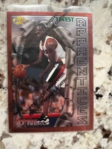 Topps Finest 1996-97 con revestimiento tarjeta de novato Trail Blazers Jermaine O'Neal #31 - Imagen 1 de 1