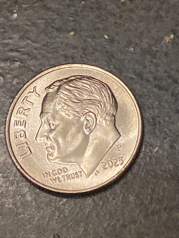 2023 P Roosevelt Dime • BU • #230319 Cover