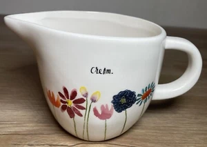 RAE DUNN ARTISAN COLLECTION BY MAGENTA CREAMER CREAM BLOOM Flowers Floral - Picture 1 of 6