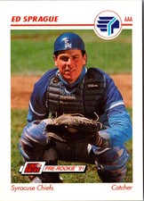 1991 Line Drive AAA Ed Sprague #518 Syracuse Chiefs