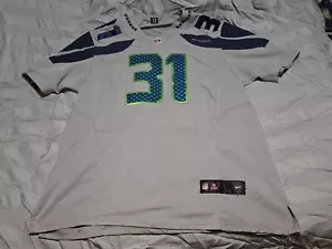 Nike NFL Kam Chancellor Wolf Gray Seattle Seahawks # 31 Jersey Men's Sz 52 - Picture 1 of 6