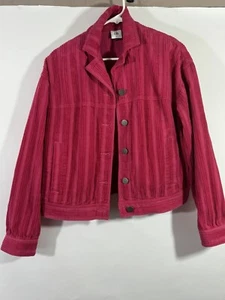Cabi Pink Corduroy Jacket Women’s small Cropped Pink 4124 Cheeky Topper 05 - Picture 1 of 5