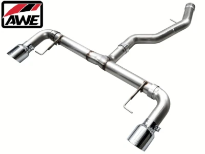 AWE Track 3" Axle-Back Exhaust w/ 4.5" Chrome Tips For 19-25 BMW 330i/430i G2X - Imagem 1 de 4